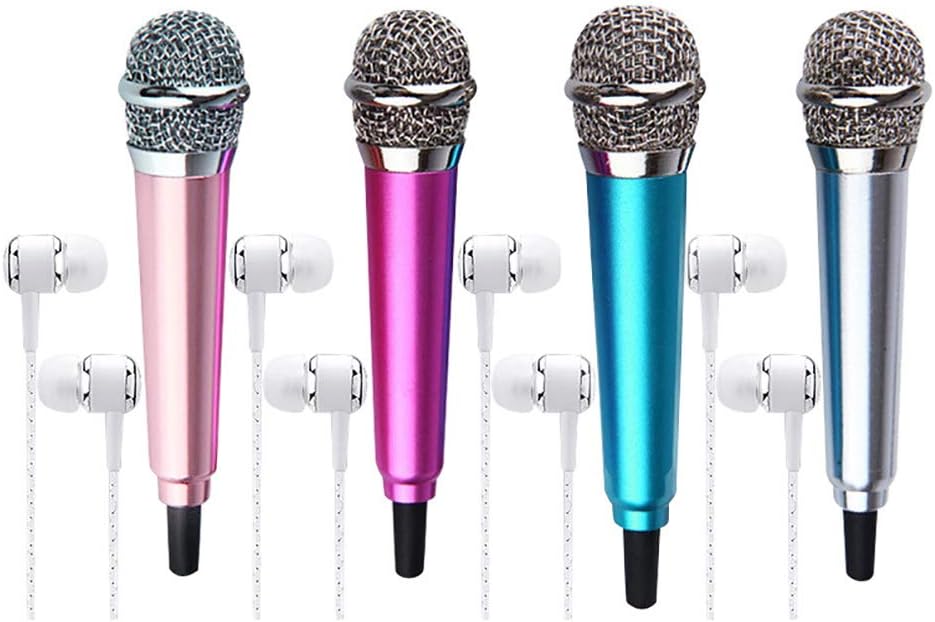 3 piezas mini micrófono pequeño mini micrófono portátil instrumento vo -  VIRTUAL MUEBLES