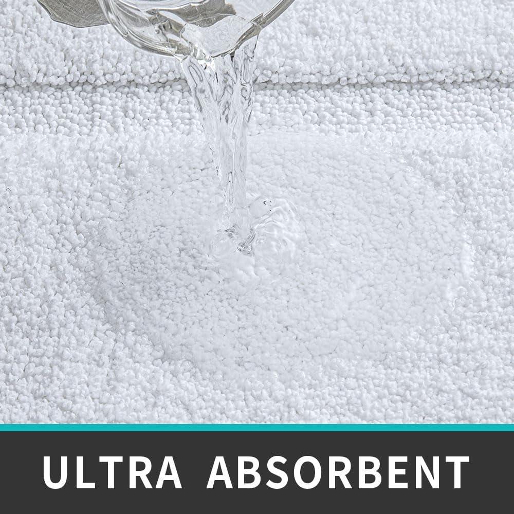 DEXI Alfombra de baño, ultra absorbente, suave, lavable, antideslizante, para - VIRTUAL MUEBLES