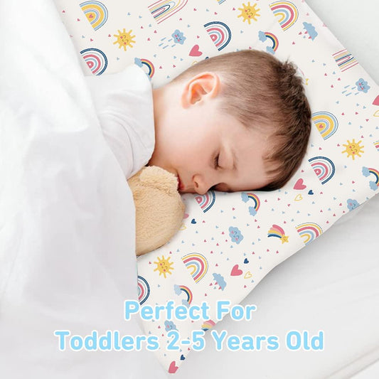 Almohada para niños pequeños, almohadas suaves de 13 x 18 pulgadas para dormir, - VIRTUAL MUEBLES