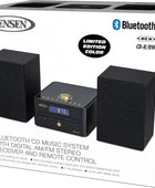 Modern JBS-210 Gold Series Estantería Bluetooth CD con sistema de música, - VIRTUAL MUEBLES