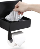 Portarrollo de papel higiénico con dispensador de toallitas húmedas