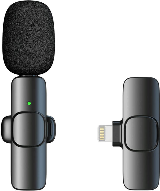 Micrófono inalámbrico para iPhone iPad, micrófono profesional inalámbrico