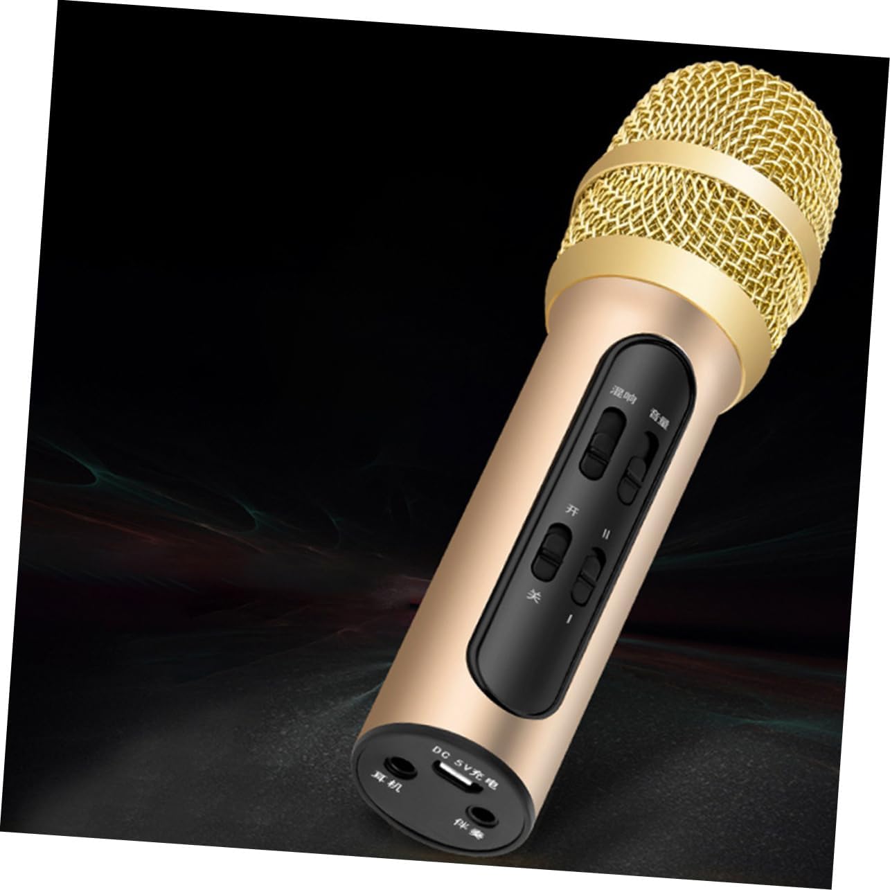 1 Unidades Micrófono Karaoke micrófono profesional de mano