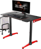 Escritorio ergonómico para juegos, escritorio pequeño para computadora de PC de