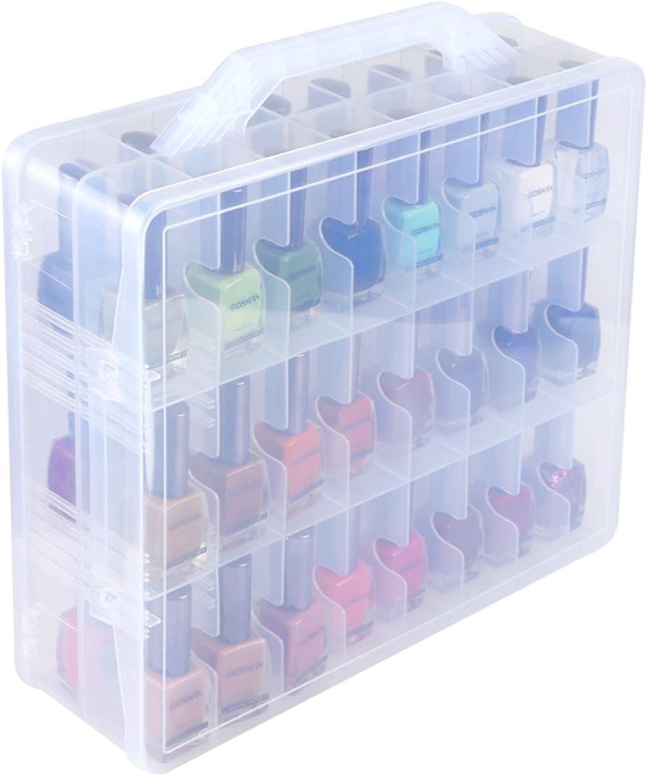 Kissbuty Organizador universal de esmalte de uñas para 48 botellas, di -  VIRTUAL MUEBLES