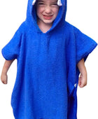Poncho de toalla con capucha prémium para niños y niños pequeños, 100% algodón - VIRTUAL MUEBLES