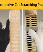 Rascador de uñas de gato envuelto alrededor de un poste rascador de gato,