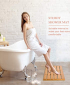 Tapete de baño para ducha de lujo, antideslizante, resistente al agua, de - VIRTUAL MUEBLES