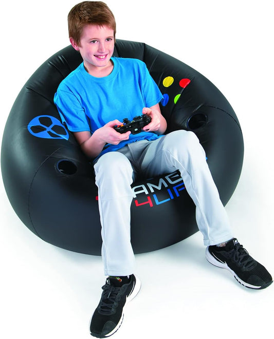 Silla inflable de videojuegos para niños adolescentes silla de juego genial