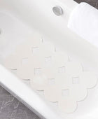 Tapete patentado antideslizante para bañera con ventosas fuertes, agarre - VIRTUAL MUEBLES
