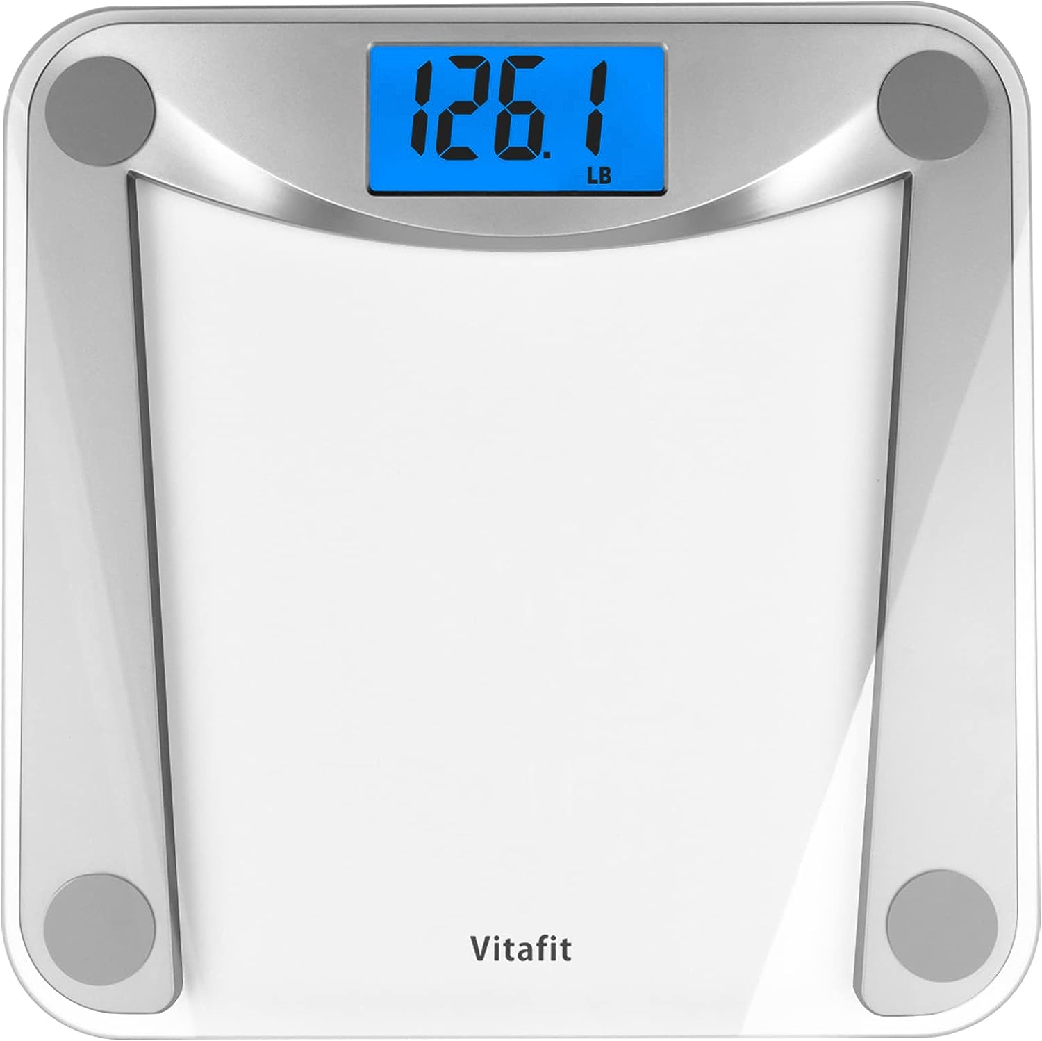 Báscula digital de baño para peso corporal, pesaje profesional desde 2001, LCD