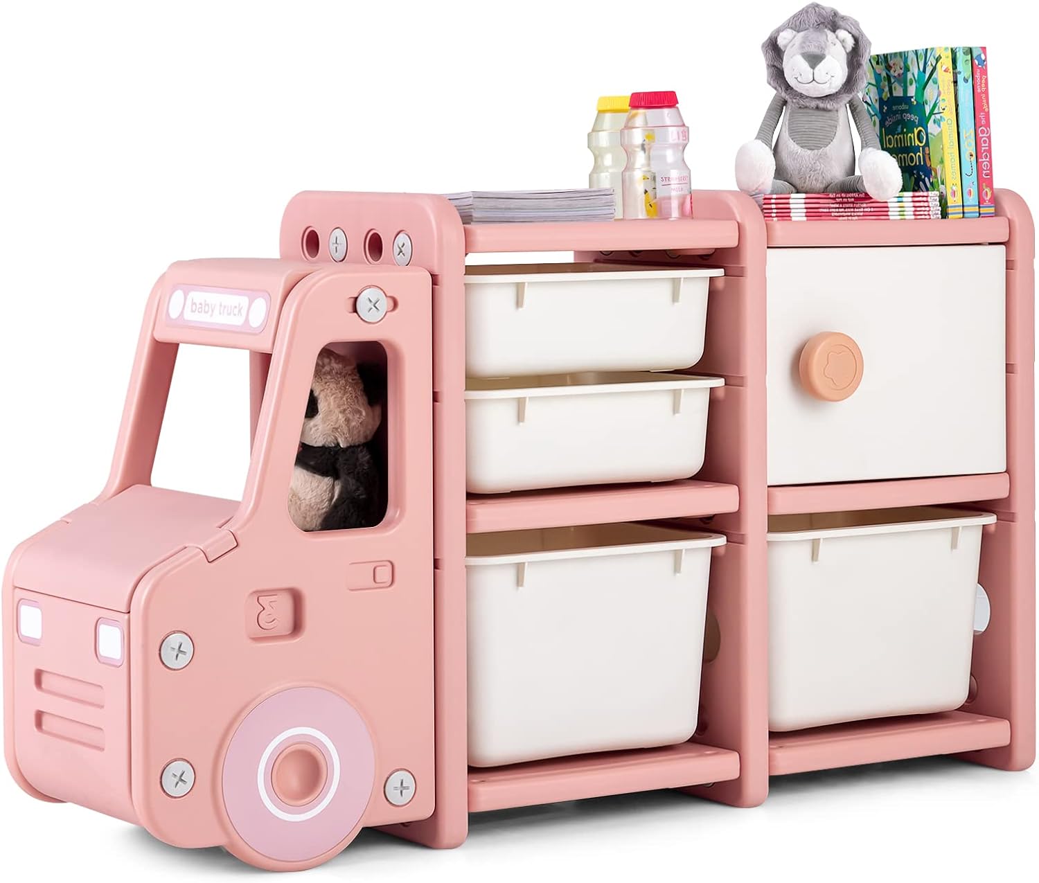 Organizador de almacenamiento de juguetes para niños y estantería para -  VIRTUAL MUEBLES