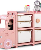 Organizadores y almacenamiento de juguetes, baúl de juguetes para niños con 2