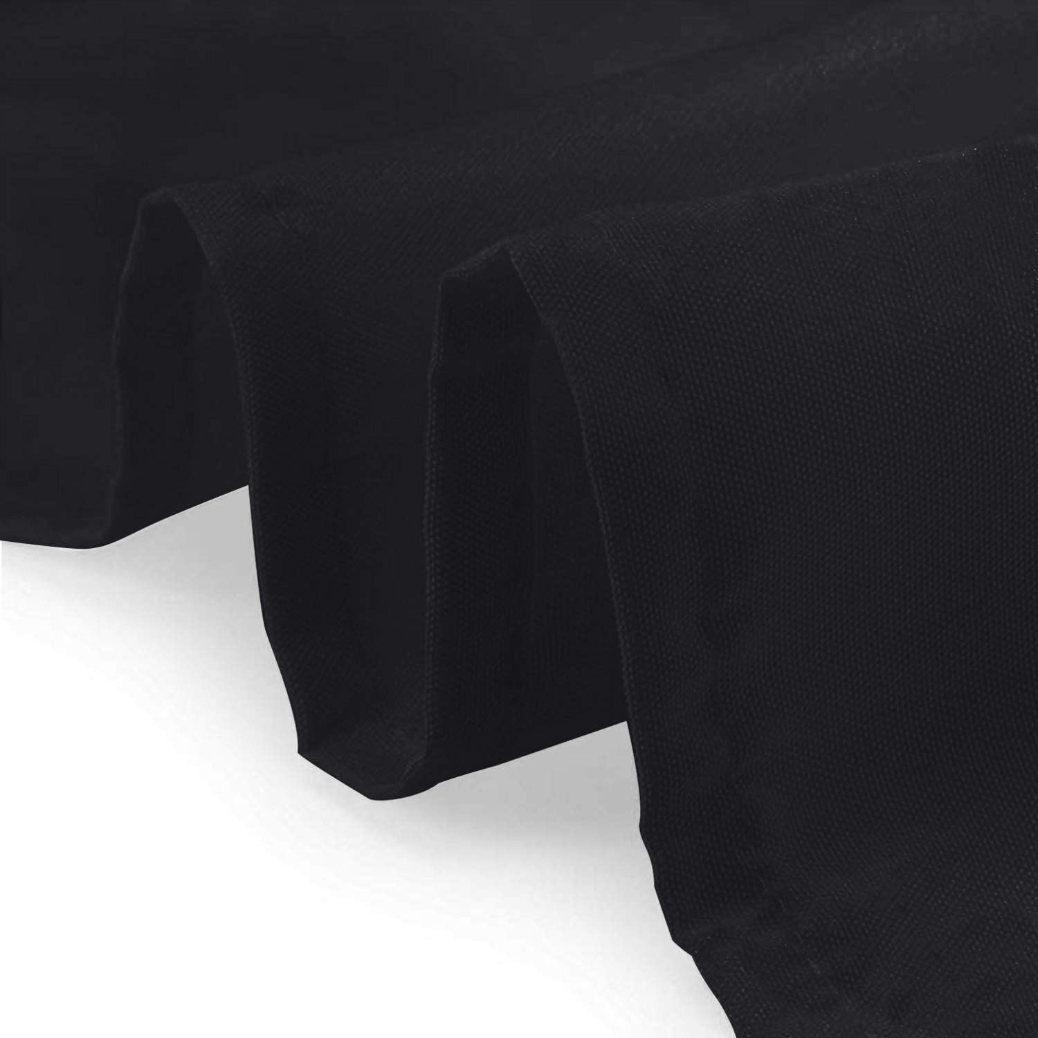 Mantel rectangular de 6 pies para mesa rectangular en poliéster lavable, ideal