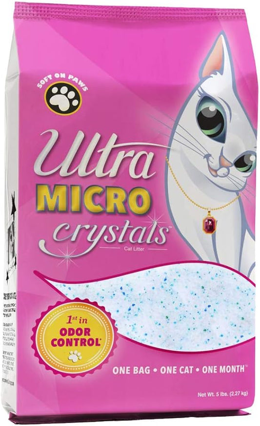 Arena para gatos con cristales micro de 5 libras