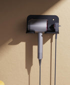 Soporte de pared para secador de pelo, organizador de secador de pelo montado - VIRTUAL MUEBLES