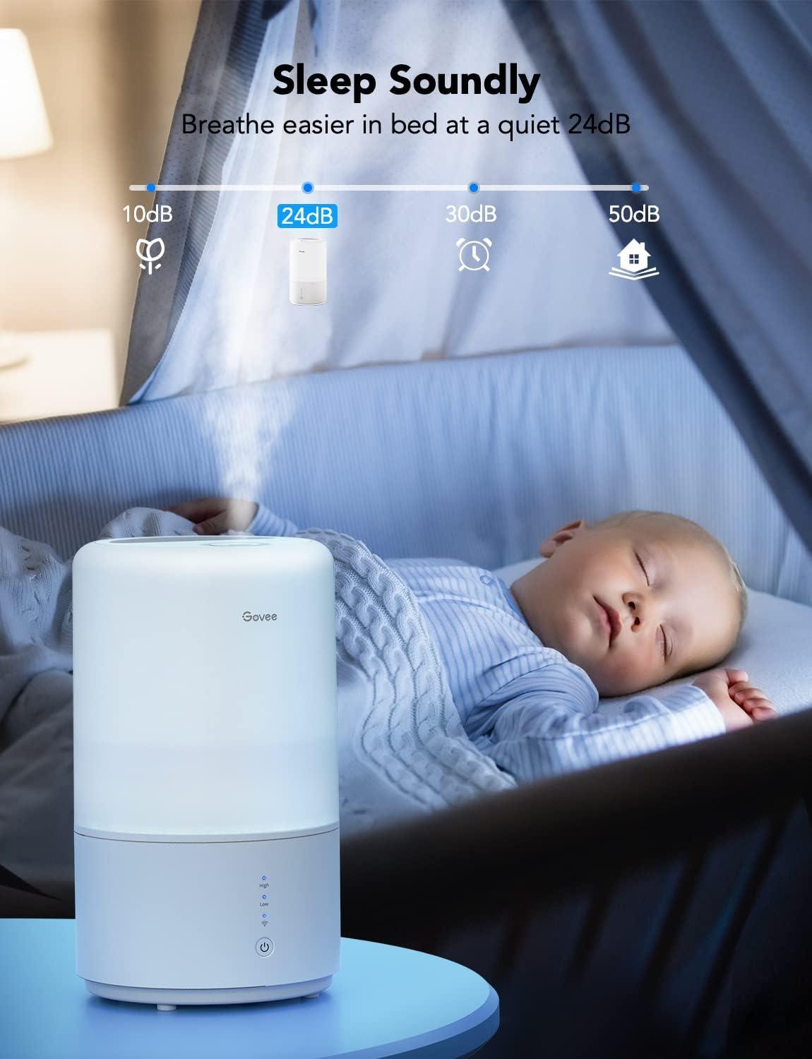 Humidificadores para dormitorio grande Smart WiFi Cool Mist Humidifica -  VIRTUAL MUEBLES