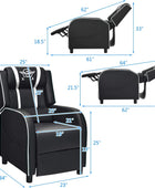 Silla reclinable para juegos sofá reclinable individual estilo carreras con