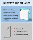 Label Makers D1600 Máquina etiquetadora, impresora portátil de etiquetas