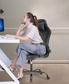 Silla para videojuegos, oficina en casa, silla de computadora, respaldo alto,
