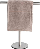 Soporte para toallas de mano de baño soporte para toallas de mano en forma de T - VIRTUAL MUEBLES