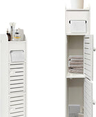 Armario de almacenamiento pequeño para baño, gabinete de almacenamiento delgado - VIRTUAL MUEBLES