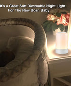 G Keni Luz nocturna de guardería para bebés, lámpara LED con sensor táctil para - VIRTUAL MUEBLES