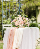 Flores artificiales rosas de boda, flores de seda con tallos flores falsas para - VIRTUAL MUEBLES