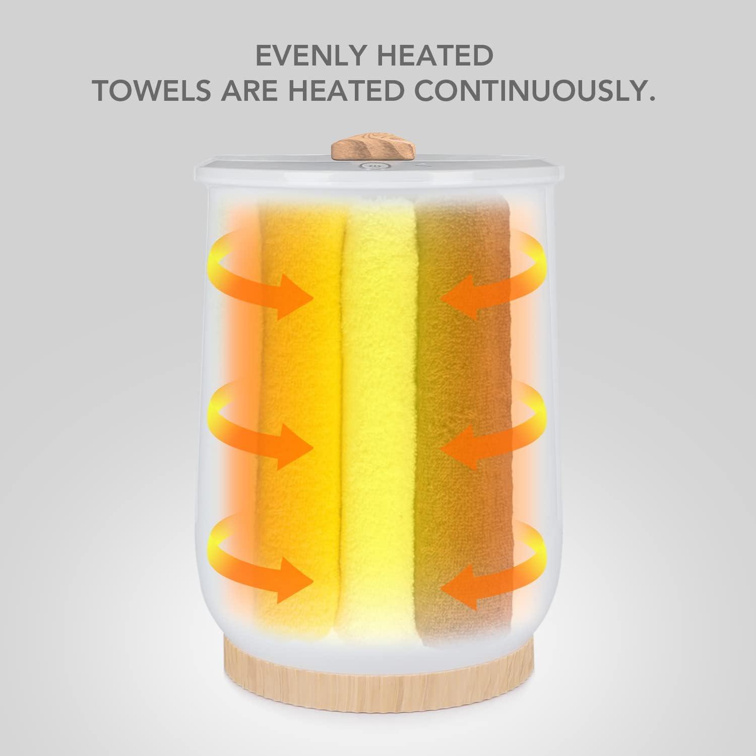 Calentadores de toallas actualizados 2023, función de temporizador, apagado - VIRTUAL MUEBLES