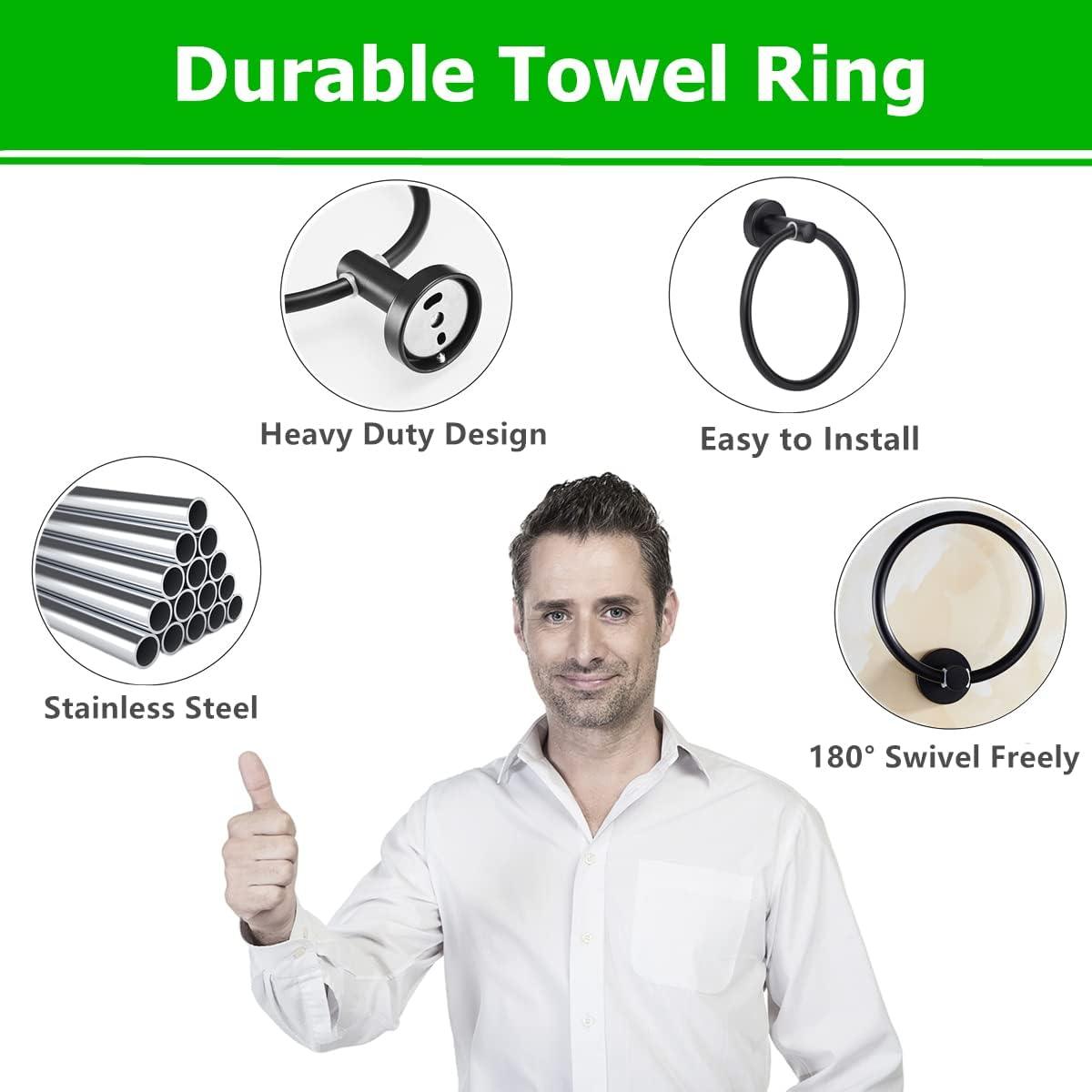 Toallero para toallero, soporte para toallas de mano para baño y cocina, - VIRTUAL MUEBLES