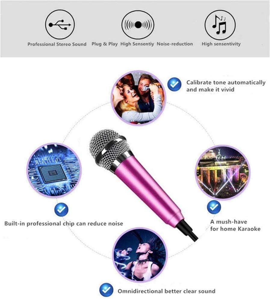Mini Micrófono Para Teléfono Movil Karaoke Grabación