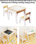 Juego de mesa y sillas para niños pequeños con almacenamiento, muebles de mesa