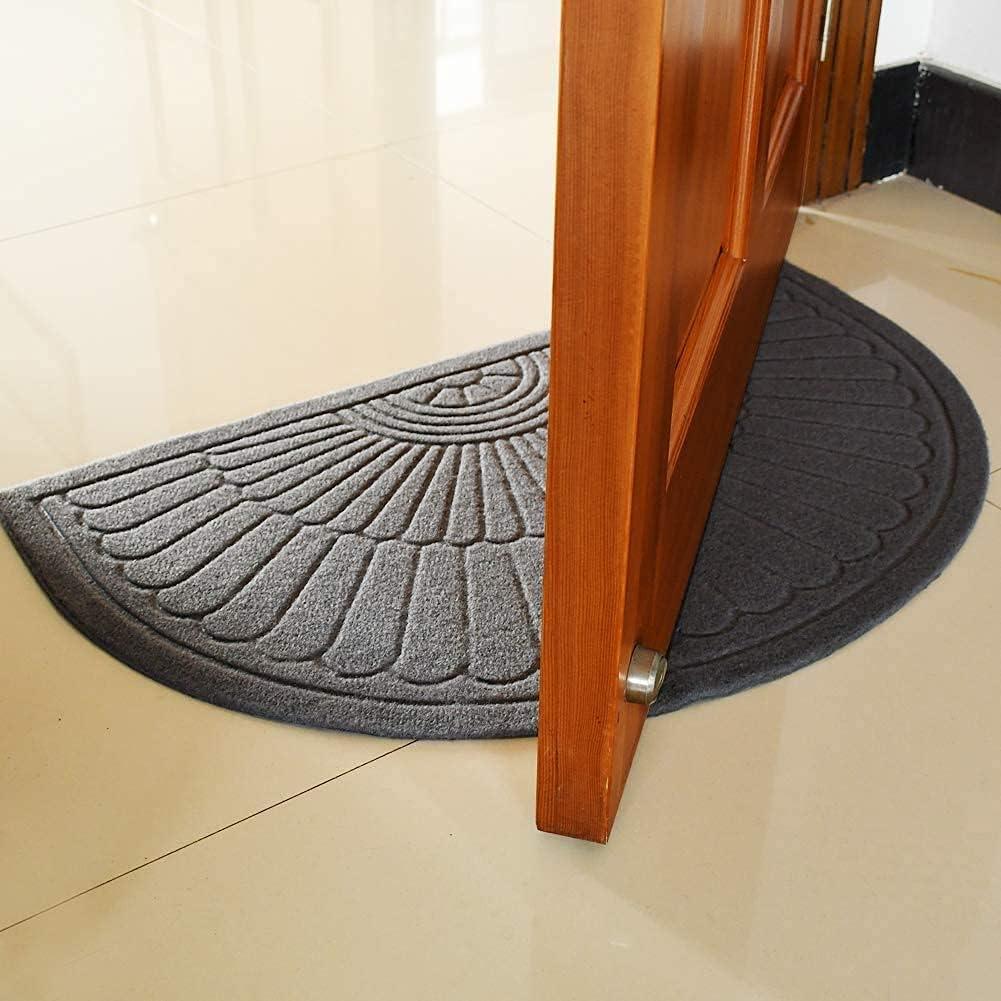 Alfombra de puerta semicircular, felpudo de medio círculo, alfombra de  entrada semicircular, felpudo semicircular, innovación moderna