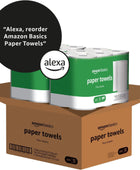 Tienda Basics Toallas de papel de 2 capas, hojas flexibles, 6 rollos (paquete - VIRTUAL MUEBLES