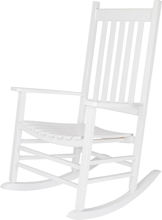 Company Inc. Silla mecedora para porche estilo Vermont, 4332WT, color blanco