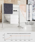 NORTTA Calentador de toallas independiente 6 bares, opción enchufable, 3 modos - VIRTUAL MUEBLES
