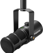 Dynamic Microphone, USBXLR Podcast PC Microphone with Software, EQ,Tap-to-Mute,