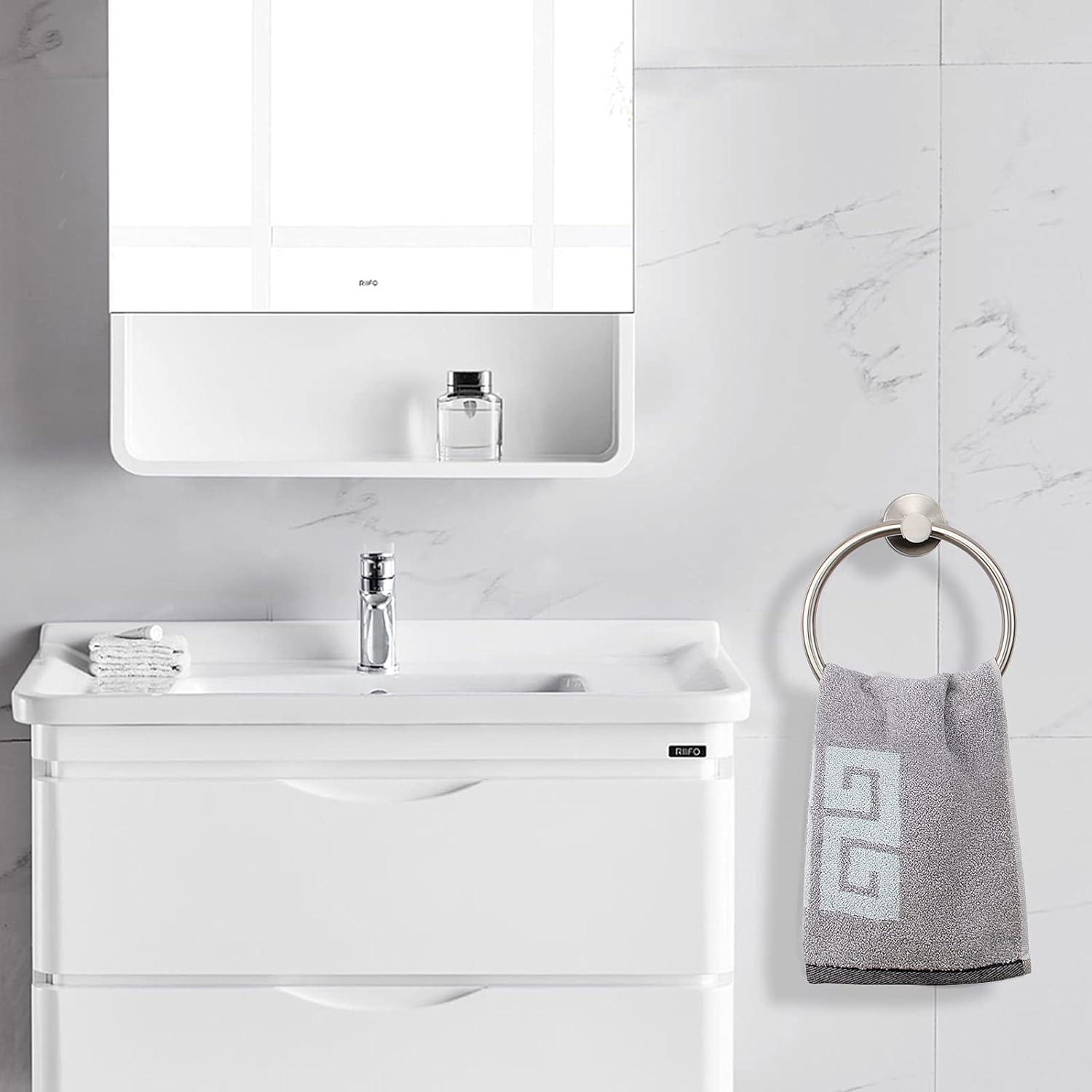 Anillo para toalla de baño, accesorios de baño, soporte de toalla de mano de - VIRTUAL MUEBLES