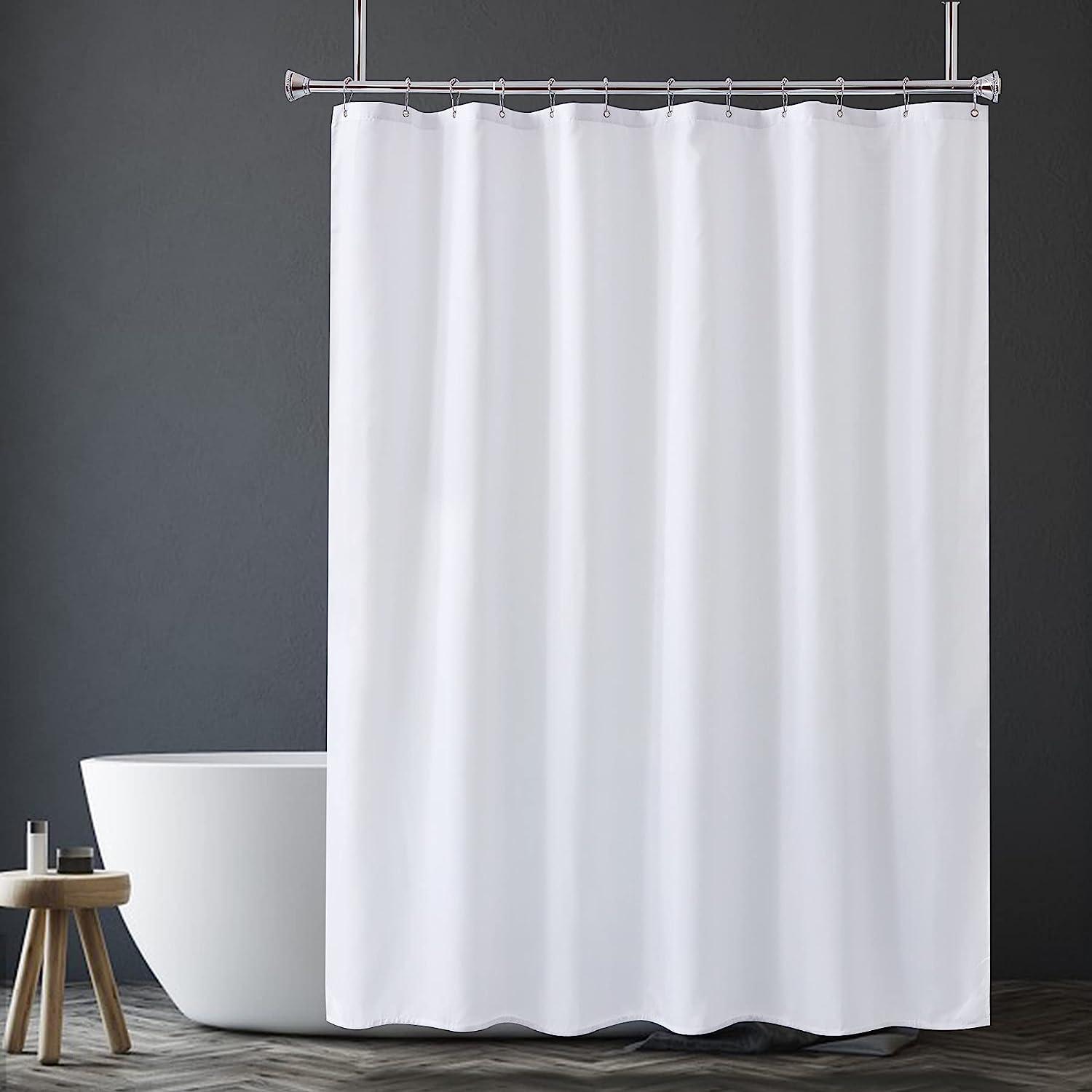 Cortinas de ducha de tela de calidad de hotel resistentes al agua ojal -  VIRTUAL MUEBLES