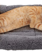 Tapete de cama de felpa para gatos de 10 x 15 pulgadas, cojín para mascotas con