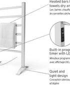Calentador de toallas Temporizador integrado con indicadores LED 3 modos de - VIRTUAL MUEBLES
