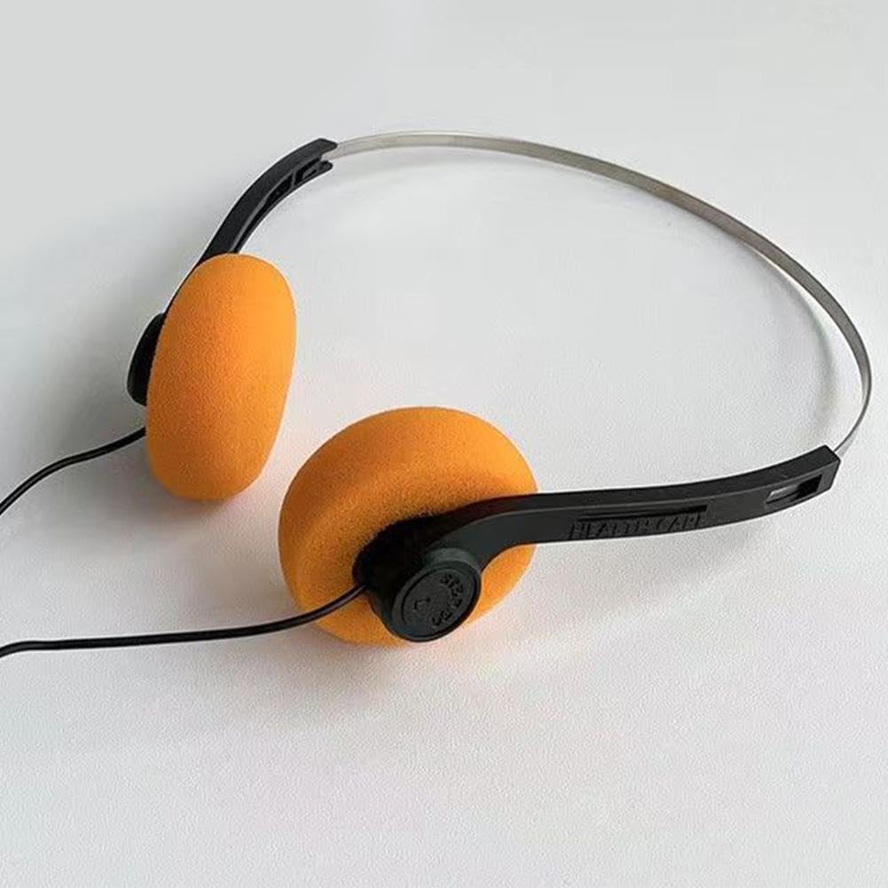 Auriculares retro en la oreja, auriculares estéreo con cable, auricula -  VIRTUAL MUEBLES