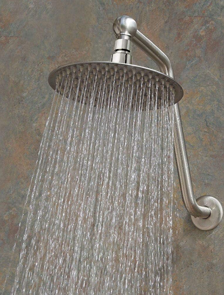 Cabezal de ducha - Lluvia de alta presión - Un aspecto moderno y lujoso -  La alternativa perfecta y ajustable al cabezal de ducha del baño (cromo  pulido de lujo) Rojo Verde