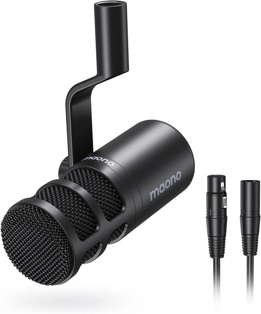 Micrófono de podcast XLR micrófono dinámico de estudio cardioide para grabación