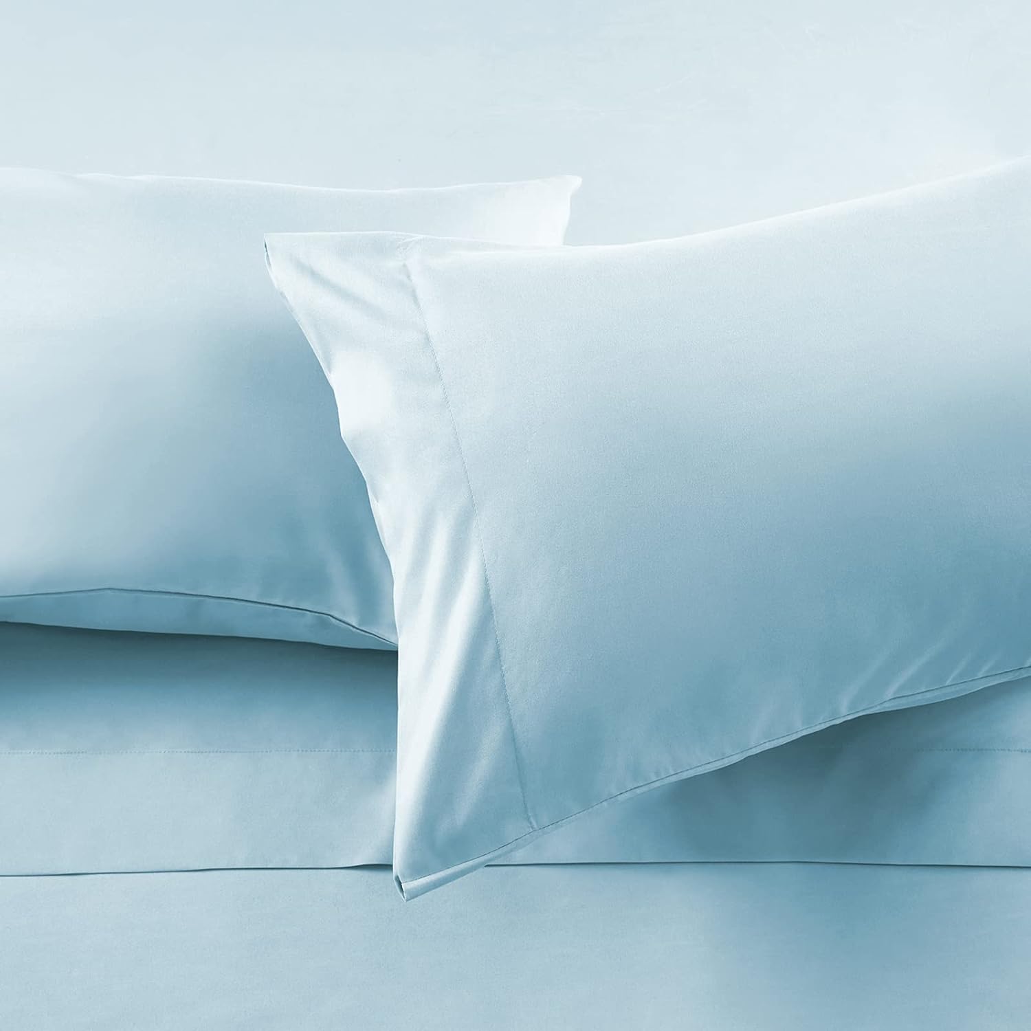 Juego de sábanas de microfibra cepillada extrasuave, sábanas de cama de 1800