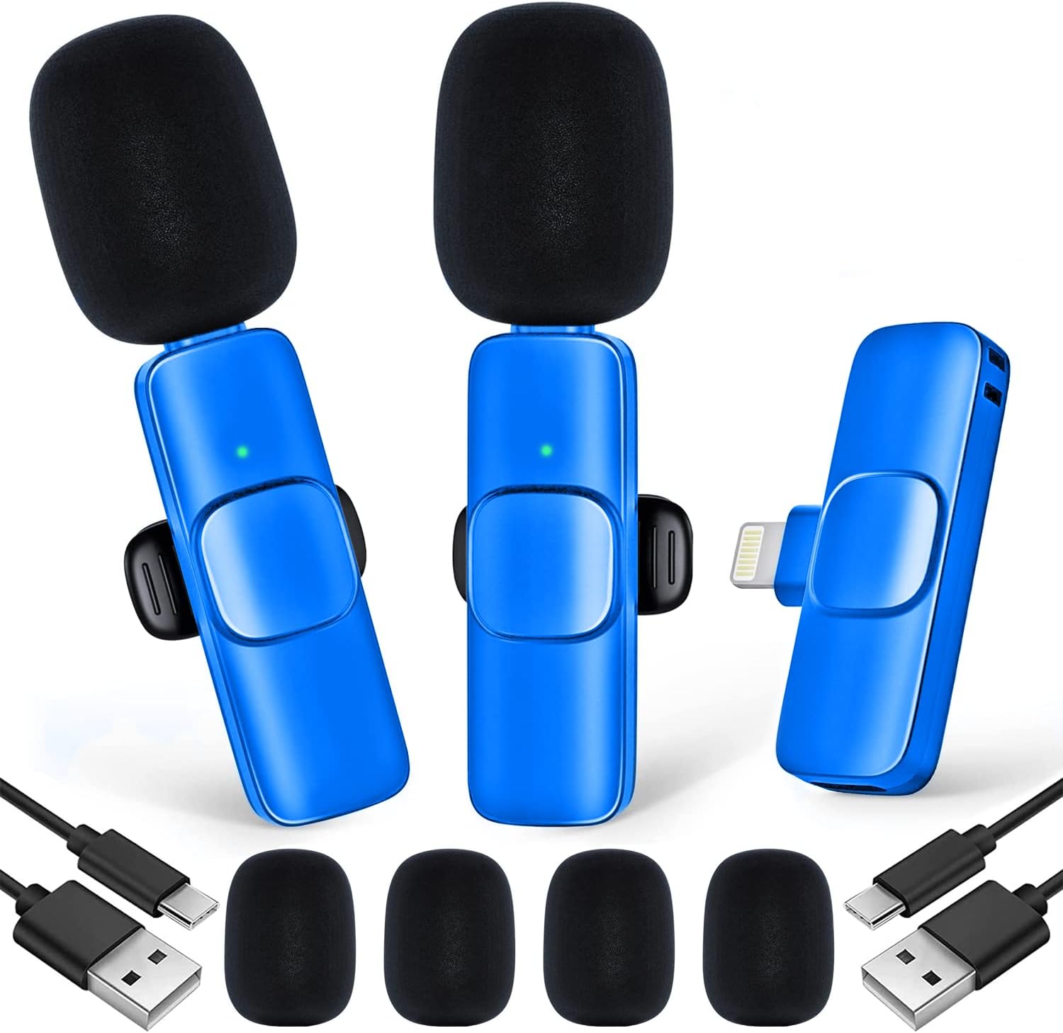 Micrófono Lavalier inalámbrico para iPhoneiPad Mini micrófono de solap -  VIRTUAL MUEBLES