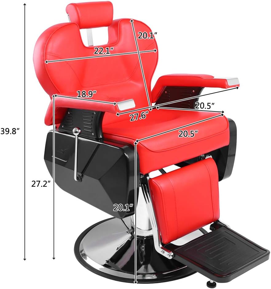 Silla de peluquería multifunción, asiento giratorio para