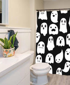 Cortina de ducha fantasma de Halloween de 72 x 72 pulgadas, espeluznante y - VIRTUAL MUEBLES
