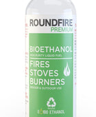 Roundfire Combustible de bioetanol premium de 3 x 1 litro para chimeneas, - VIRTUAL MUEBLES
