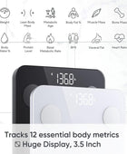 Wyze Smart Scale S para peso corporal, báscula digital de baño para grasa